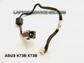 Захранваща букса DC Jacks с кабел за лаптоп ASUS X73B K73B 